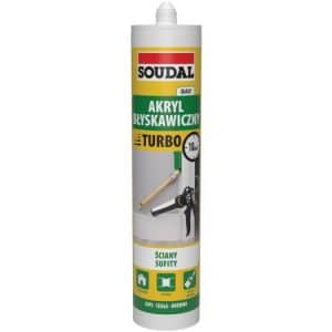 Akryl błyskawiczny Turbo Biały 280ml Soudal
